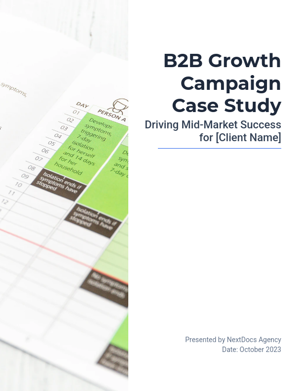 Agency Case Study: B2B Growth Campaign